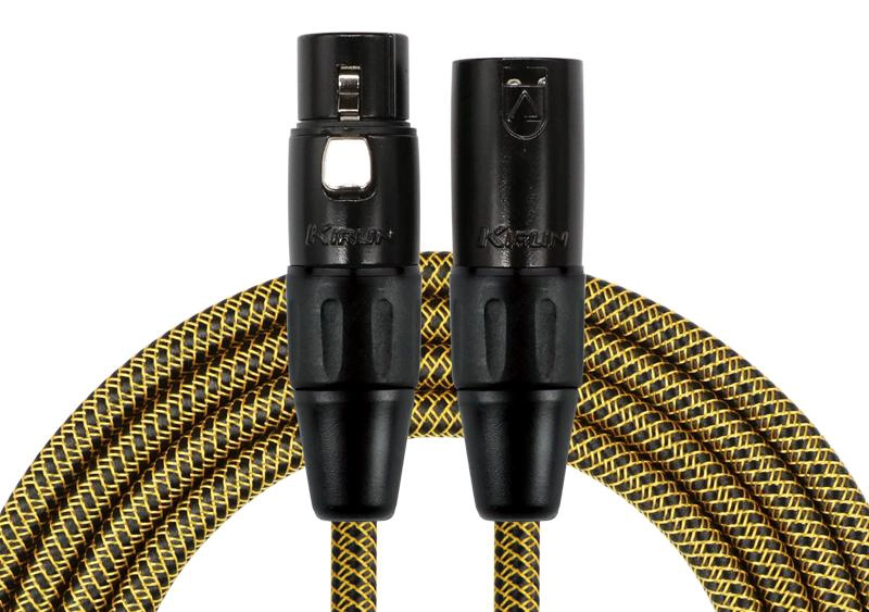 CABLE MICROFONO ESTANDAR XLR 10M AMARILLO MWC-270PB-10-BYA - 1