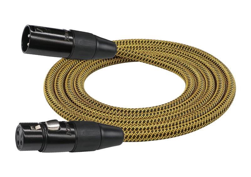 CABLE MICROFONO ESTANDAR XLR 10M AMARILLO MWC-270PB-10-BYA - 2