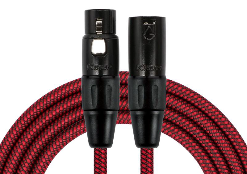 CABLE MICROFONO ESTANDAR XLR 10M ROJO MWC-270PB-10-RDA - 1