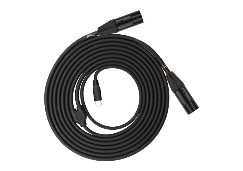 CABLE USB-C A 2 XLR MACHO 3M UY-C-390XE-3 KIRLIN - 2