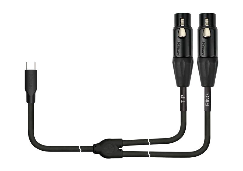 CABLE USB-C A 2 XLR HEMBRA 3M UY-C-391XE-3 KIRLIN - 3