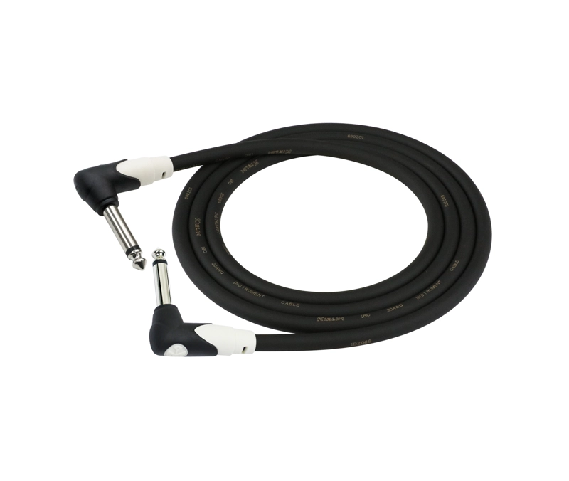 CABLE INSTRUMENTO ESTANDAR ANGULO 3M PLUG LGI-203-3BK KIRLIN - 1