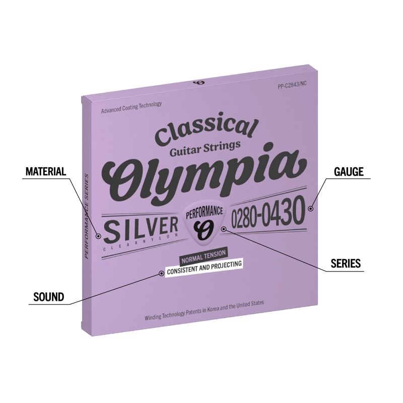 SET GUITARRA CLASICA PP-C2843/NC OLYMPIA - 2