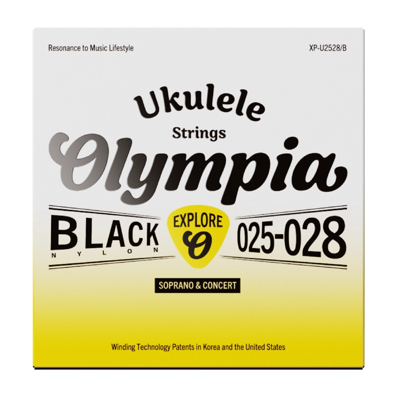SET DE CUERDAS UKELELE SOPRANO/CONCIERTO XP-U2528/B OLYMPIA - 1