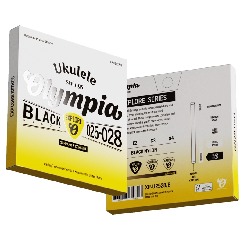 SET DE CUERDAS UKELELE SOPRANO/CONCIERTO XP-U2528/B OLYMPIA - 4