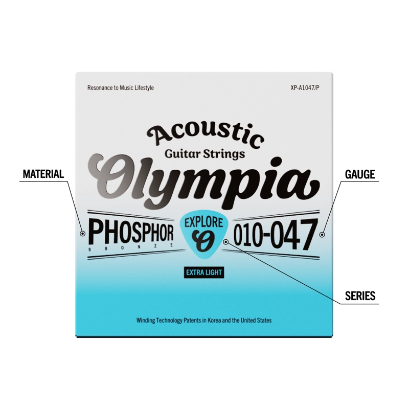 SET GUITARRA ELECTROACUSTICA XP-A1047/P OLYMPIA - 2