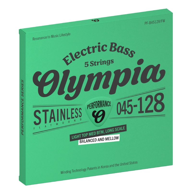 SET DE 5 CUERDAS BAJO ELE CTRICO 45-128 PF-B45128/FW OLYMPIA - 1
