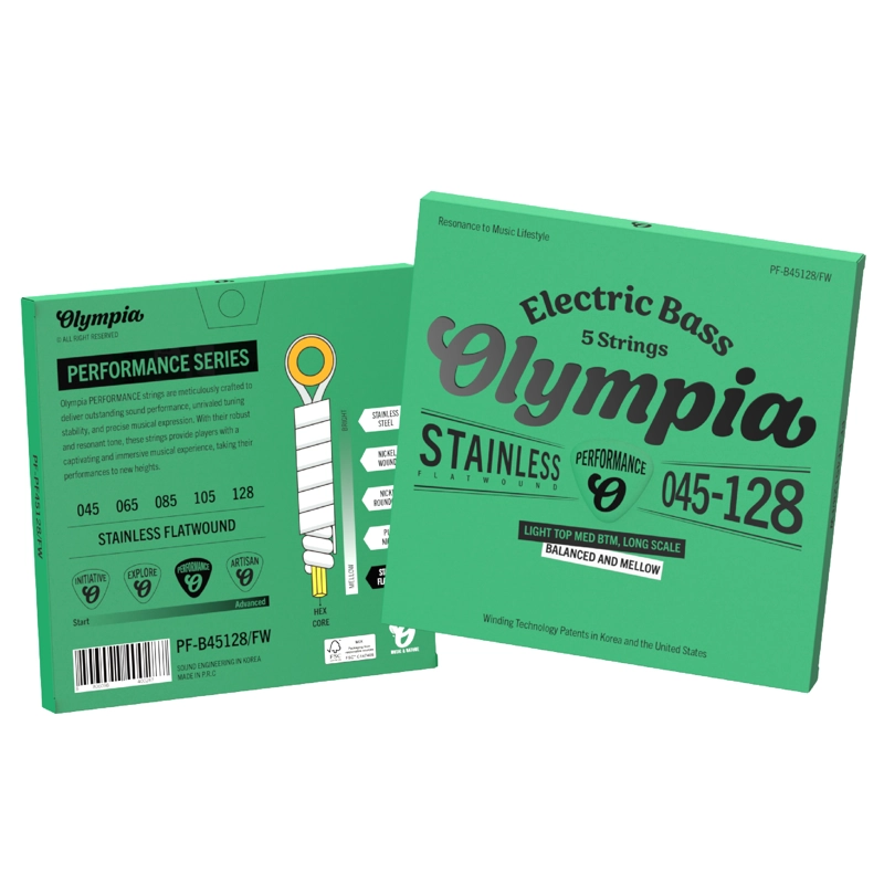 SET DE 5 CUERDAS BAJO ELE CTRICO 45-128 PF-B45128/FW OLYMPIA - 3
