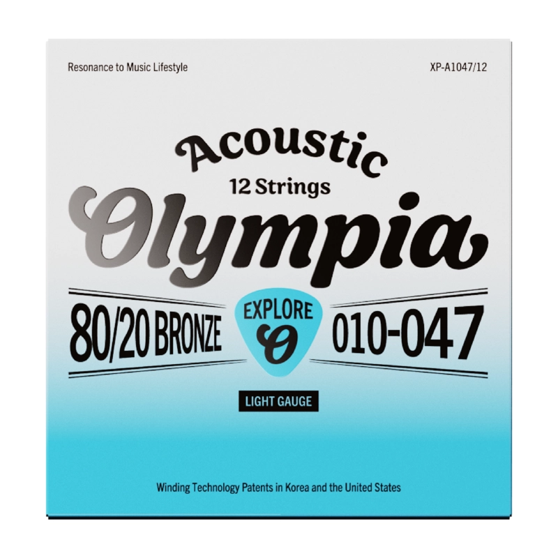 SET GUITARRA ELECTROACUSTICA XP-A1047/12 OLYMPIA - 1
