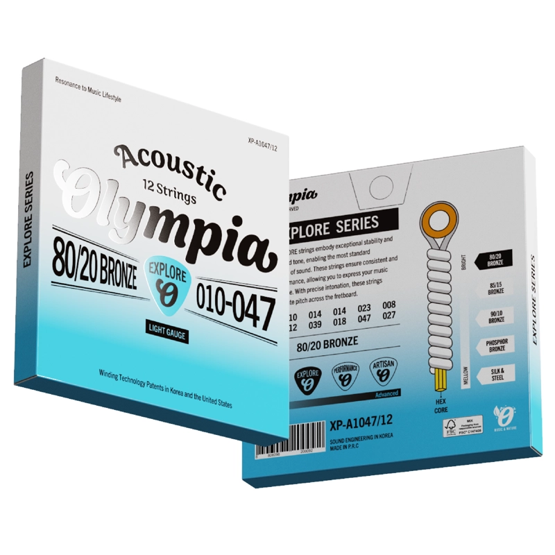 SET GUITARRA ELECTROACUSTICA XP-A1047/12 OLYMPIA - 3