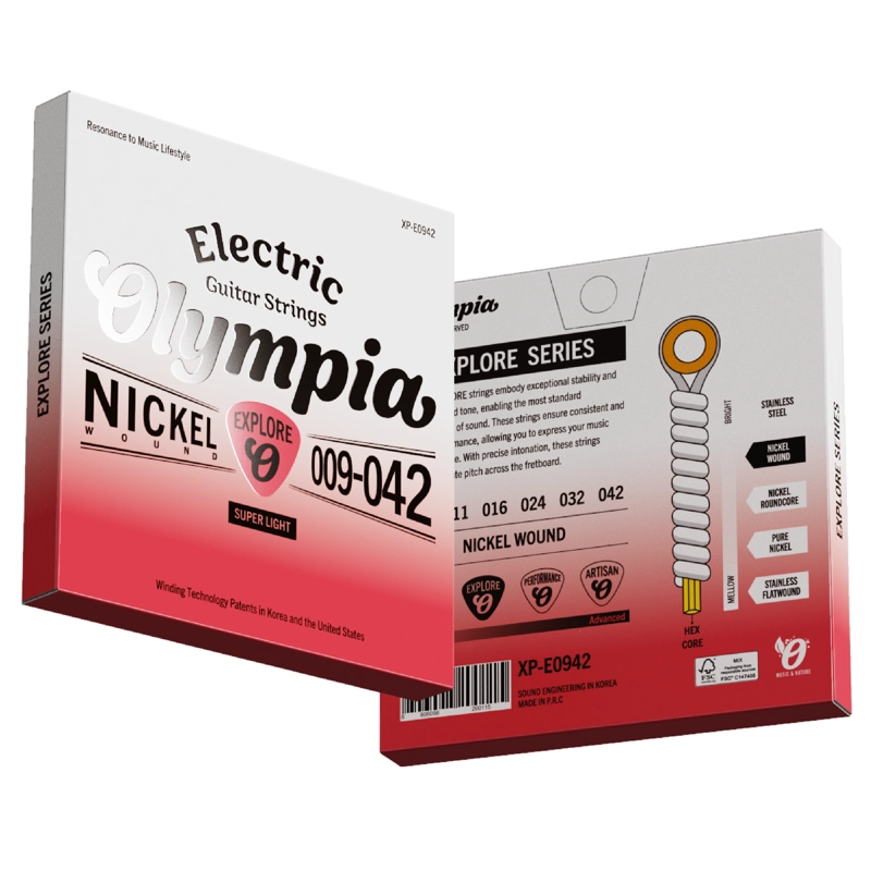 SET GUITARRA ELE CTRICA EXTRALIGHT 9-42 XP-E0942 OLYMPIA - 3