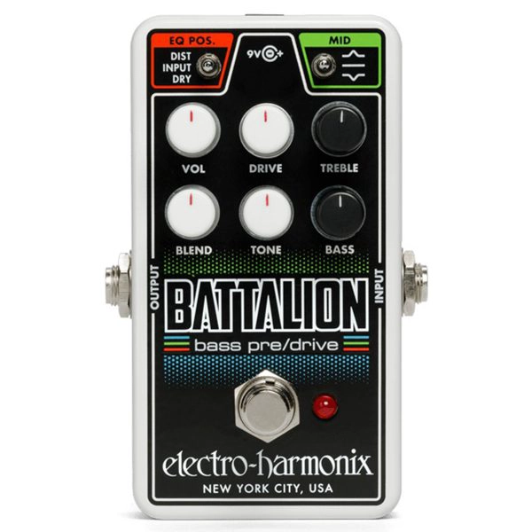 PEDAL PREAMP BAJO/OVERDRIVE NANO BATTALION ELECTRO HARMONIX - 1