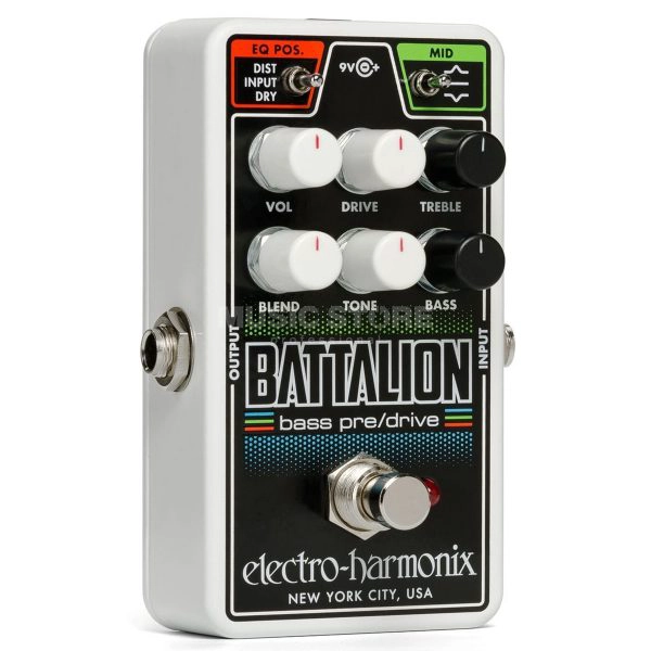 PEDAL PREAMP BAJO/OVERDRIVE NANO BATTALION ELECTRO HARMONIX - 4