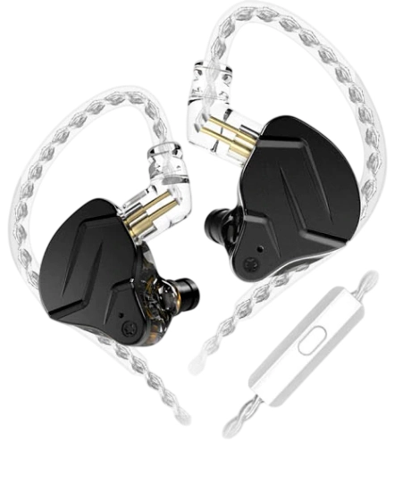 AUDIFONO ZSN PRO X-MIC NEGRO KZ - 1