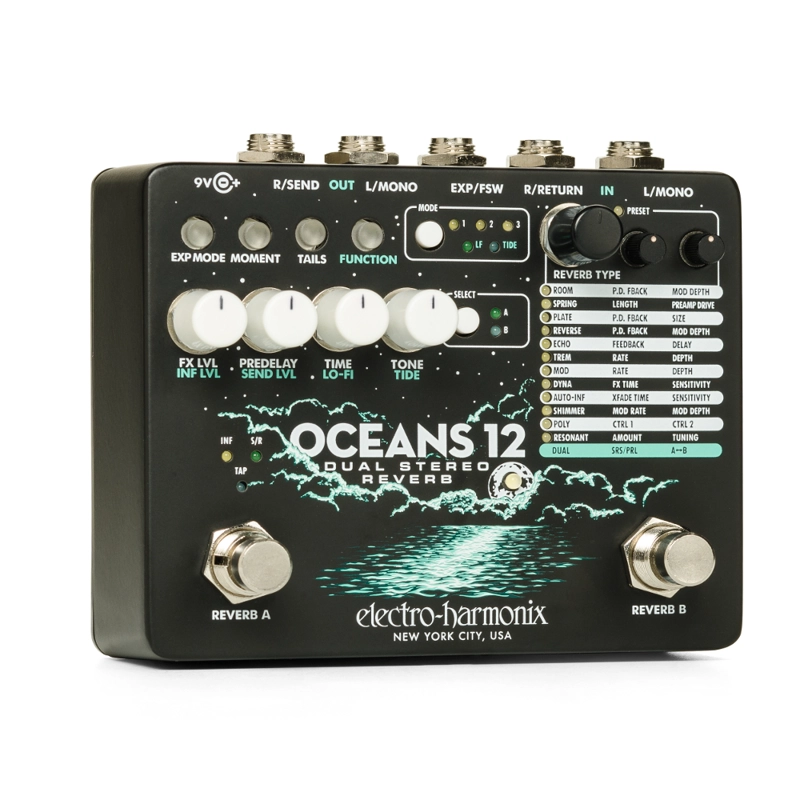 PEDAL GUITAR/BASS DUAL STEREO OCEANS12 ELECTRO HARMONIX - 3