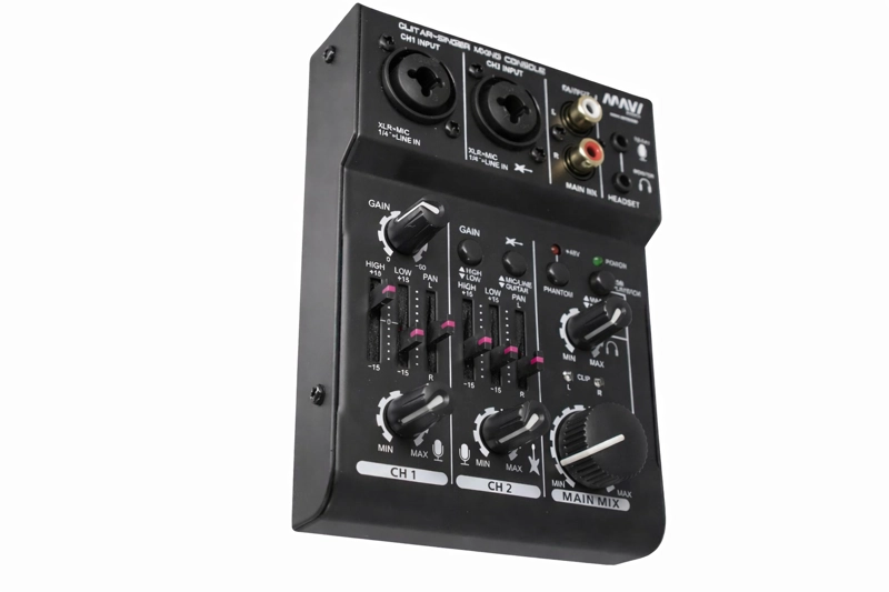 MEZCLADOR DE AUDIO Q202USB MAVI - 1
