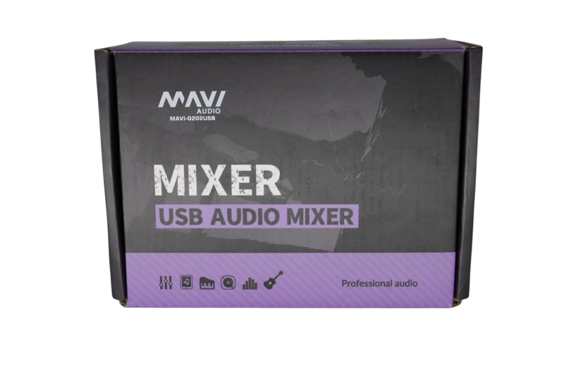 MEZCLADOR DE AUDIO Q202USB MAVI - 5
