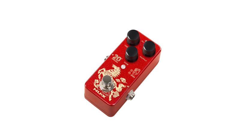 PEDAL PARA GUITARRA OVERDRIVE NOD-1 HORSEMAN RED NUX - 3