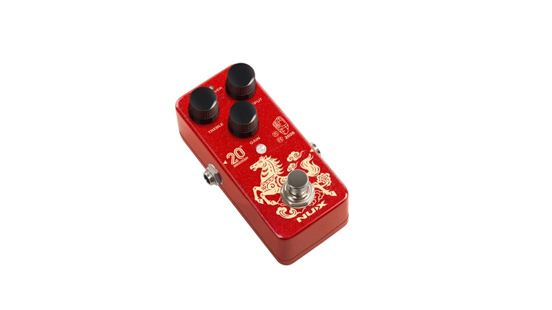 PEDAL PARA GUITARRA OVERDRIVE NOD-1 HORSEMAN RED NUX - 4