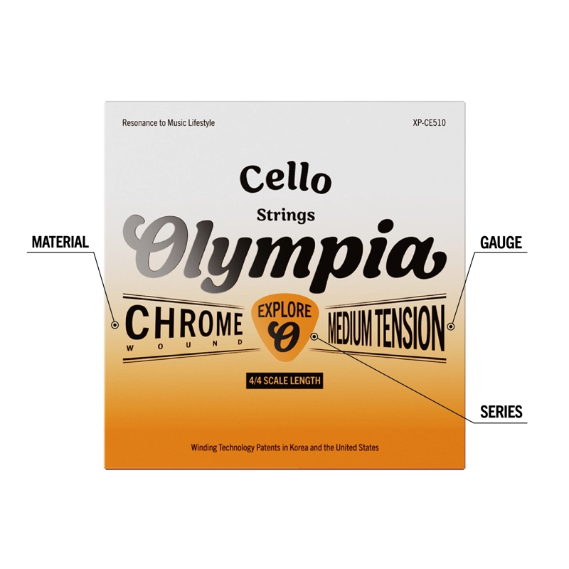 SET CUERDAS CELLO 4/4 XP-CE510 OLYMPIA - 3