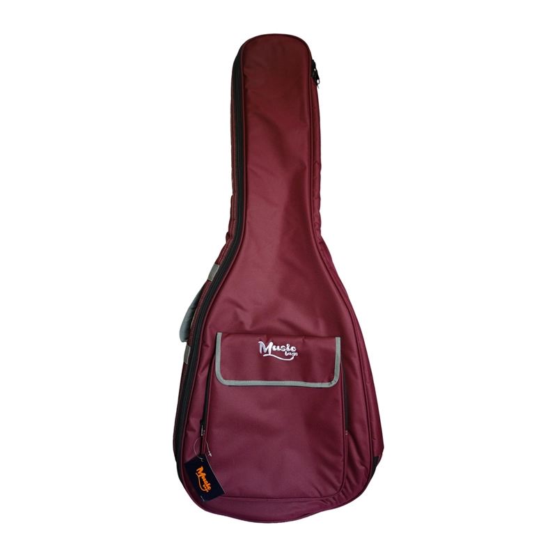 FUNDA GUITARRA ELECTROACUSTICA 15MM MUB-122A-BURG - 1