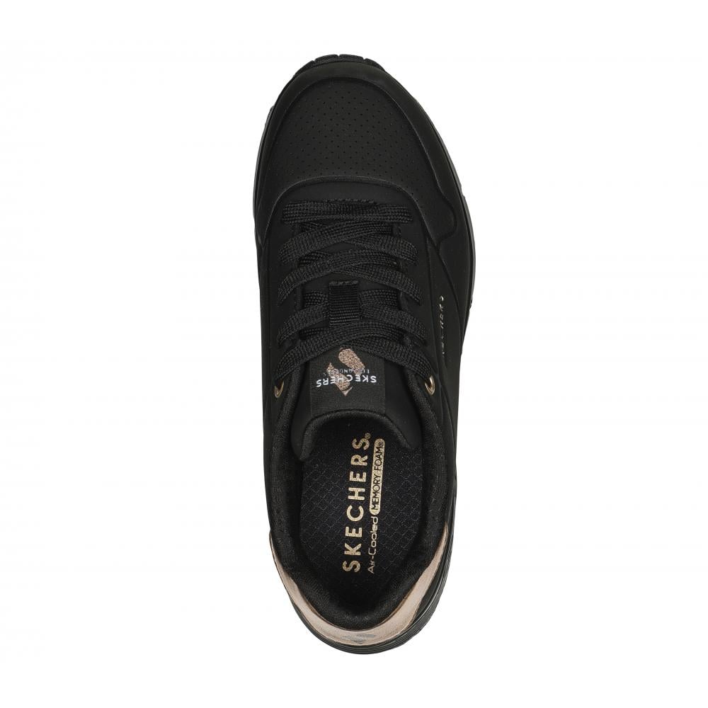 ZAPATILLA NIÑA UNO GEN1 SHIMMER AWAY NEGRO SKECHERS - 2