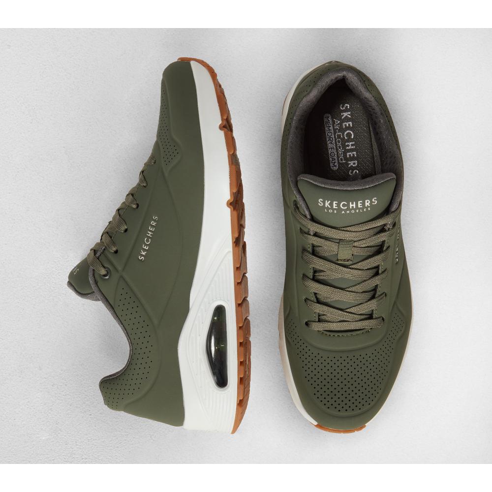 ZAPATILLA HOMBRE UNO STAND ON AIR VERDE SKECHERS - 2