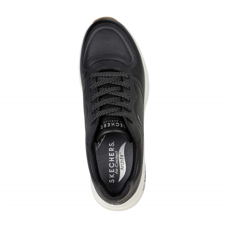 ZAPATILLAS MUJER SKECHERS URBANAS NEGRO ARCH FIT S-MILES MILE MAKERS - 3
