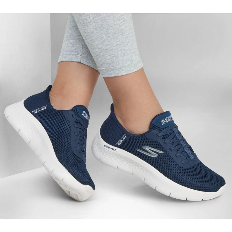 ZAPATILLA MUJER SKECHERS SLIP-INS: GO WALK FLEX GRAND AZUL - 2