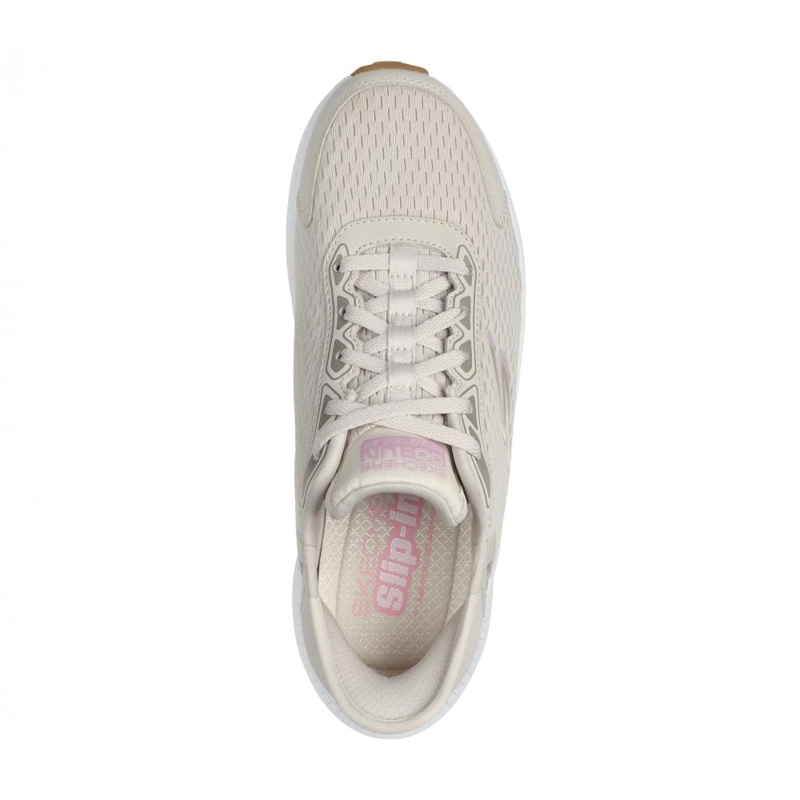 ZAPATILLA MUJER SKECHERS SLIP-INS: GO RUN CONSISTENT BEIGE - 2