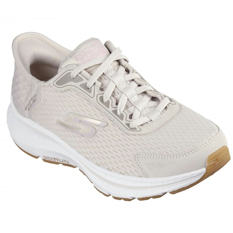 ZAPATILLA MUJER SKECHERS SLIP-INS: GO RUN CONSISTENT BEIGE - 5
