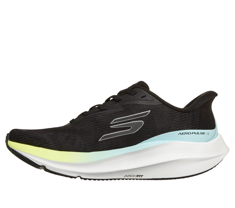 ZAPATILLAS MUJER SLIP-INS SKX AERO PULSE NEGRO YB SKECHERS - 6