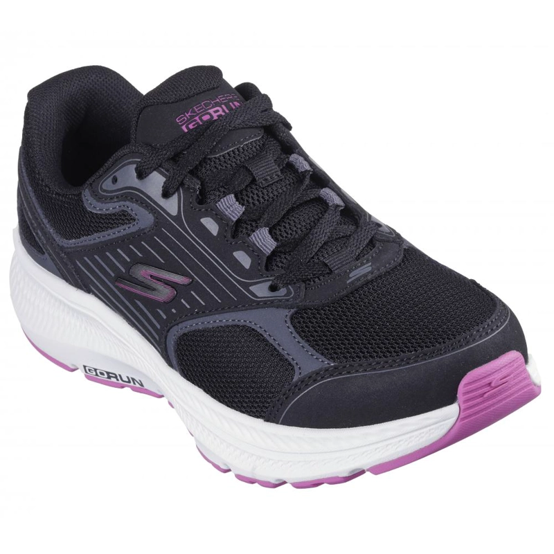ZAPATILLAS MUJER SKECHERS NEGRO CUERO GO RUN CONSISTENT 2.0 AD - 5