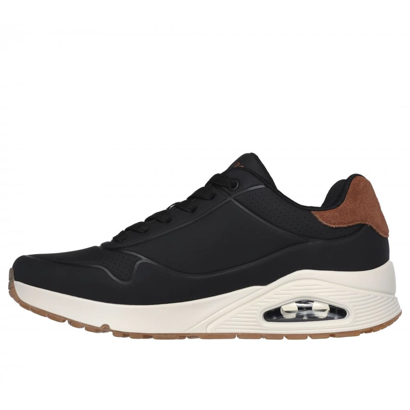 ZAPATILLA HOMBRE UNO NEGRA SKECHERS - 4