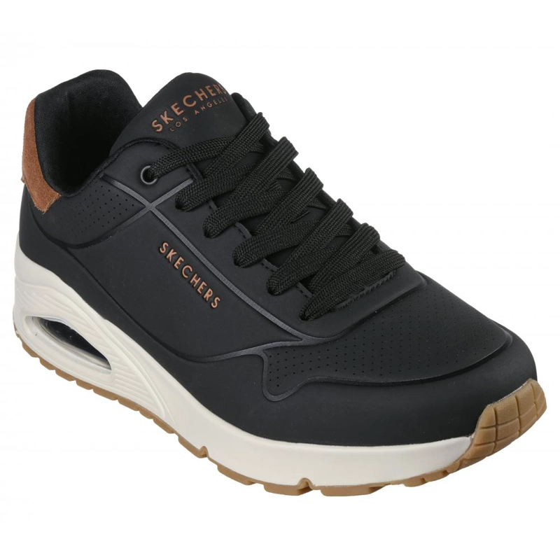 ZAPATILLA HOMBRE UNO NEGRA SKECHERS - 5