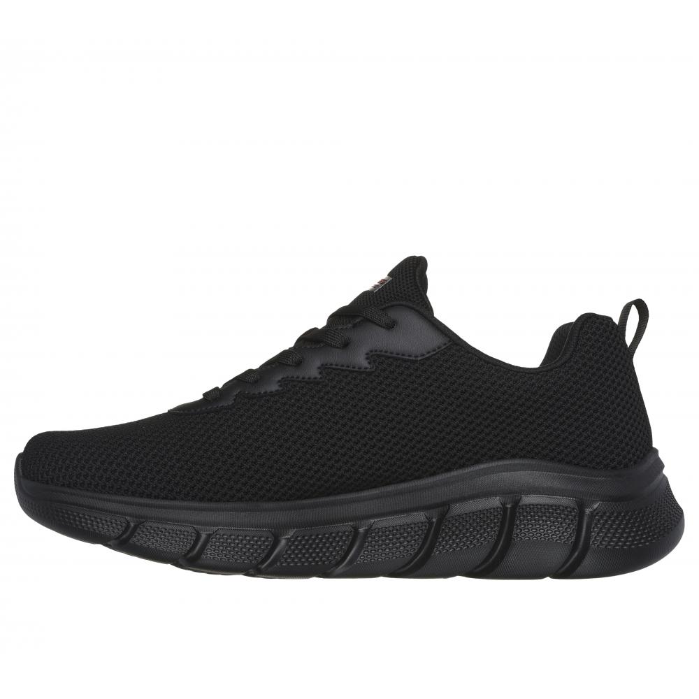 ZAPATILLAS HOMBRE SKECHERS NEGRO BOBS B FLEX CHILL EDGE - 4