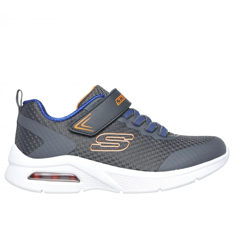 ZAPATILLA NIÑO MICROSPEC MAX GRIS SKECHERS - 1