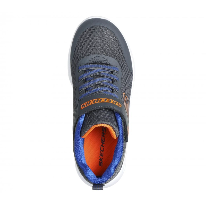 ZAPATILLA NIÑO MICROSPEC MAX GRIS SKECHERS - 2