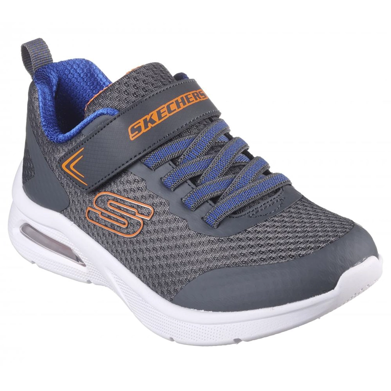 ZAPATILLA NIÑO MICROSPEC MAX GRIS SKECHERS - 5