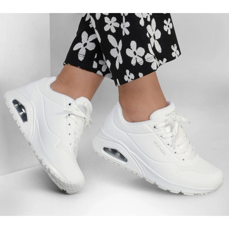 ZAPATILLA MUJER UNO STAND ON AIR BLANCO SKECHERS - 2