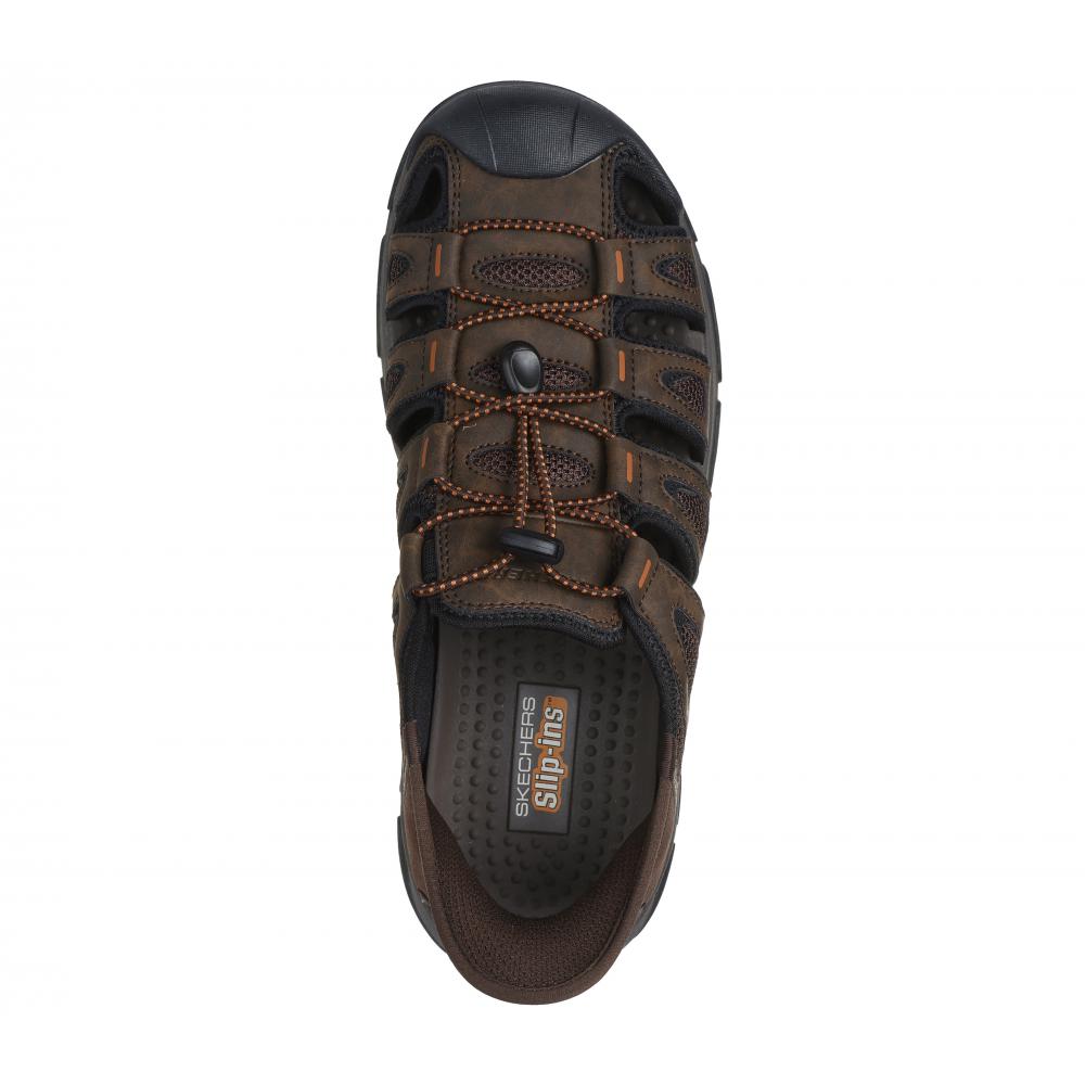 SANDALIAS HOMBRE SKECHERS CAFÉ SLIP-INS: TRESMEN N 205187CHOC - 2