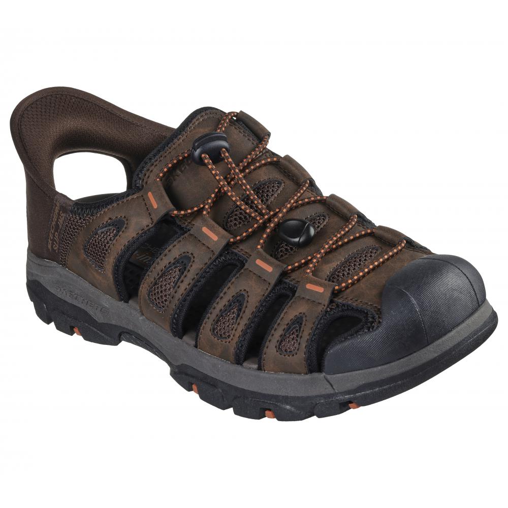 SANDALIAS HOMBRE SKECHERS CAFÉ SLIP-INS: TRESMEN N 205187CHOC - 5