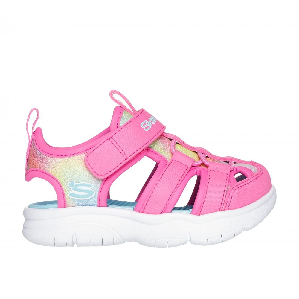SANDALIAS NIÑA SKECHERS ROSADO FLEX SPLASH DAYLIGHT SHIMMER 303276NHPMT - 1