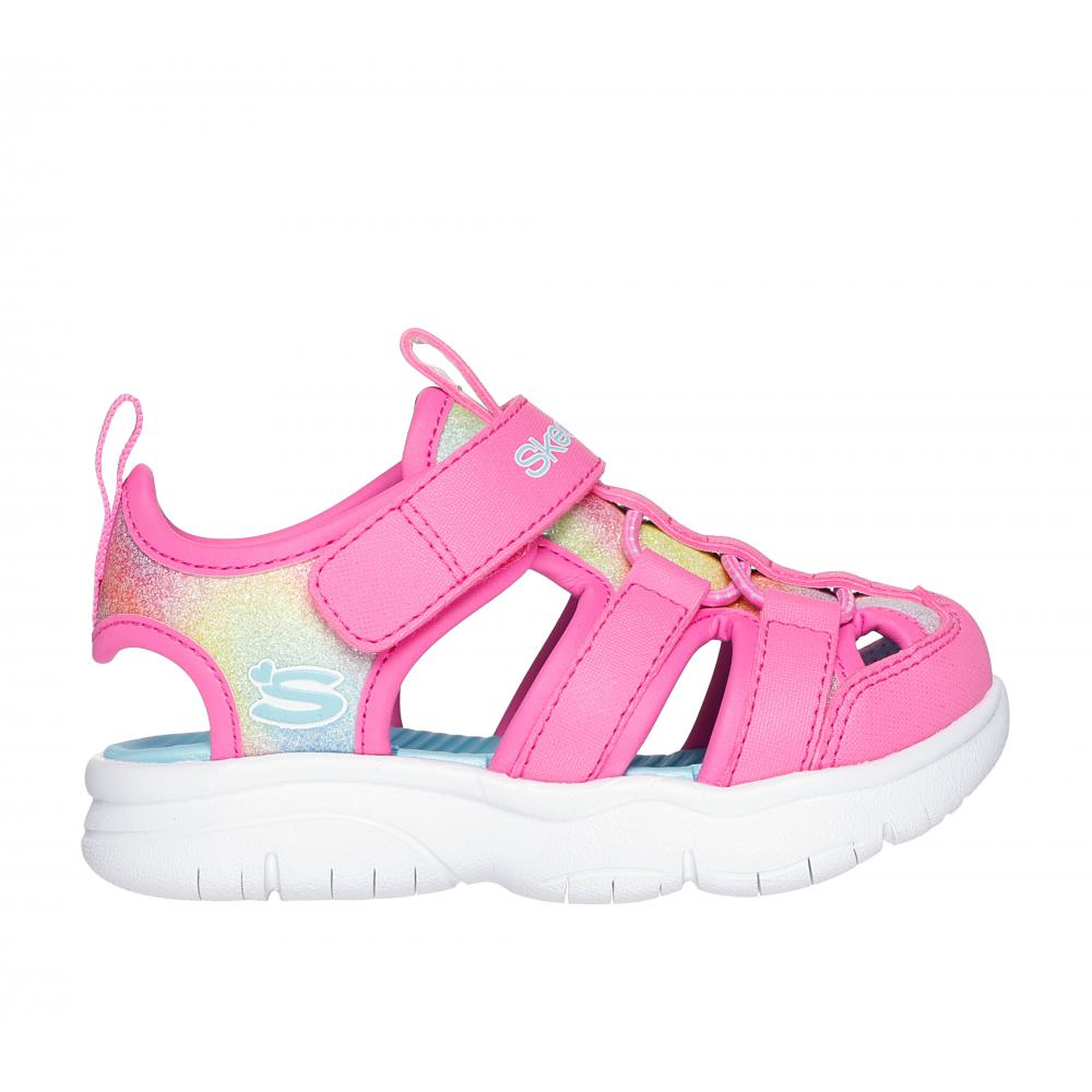 SANDALIAS NIÑA SKECHERS ROSADO FLEX SPLASH DAYLIGHT SHIMMER 303276NHPMT - 1
