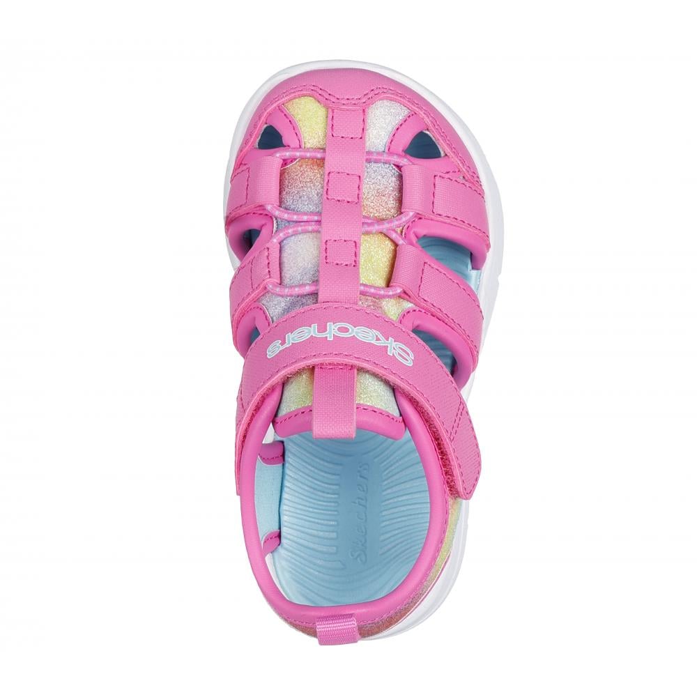 SANDALIAS NIÑA SKECHERS ROSADO FLEX SPLASH DAYLIGHT SHIMMER 303276NHPMT - 2