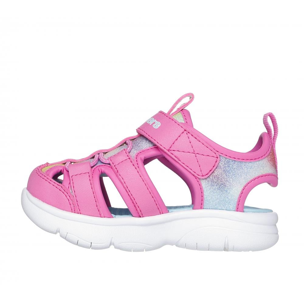 SANDALIAS NIÑA SKECHERS ROSADO FLEX SPLASH DAYLIGHT SHIMMER 303276NHPMT - 4