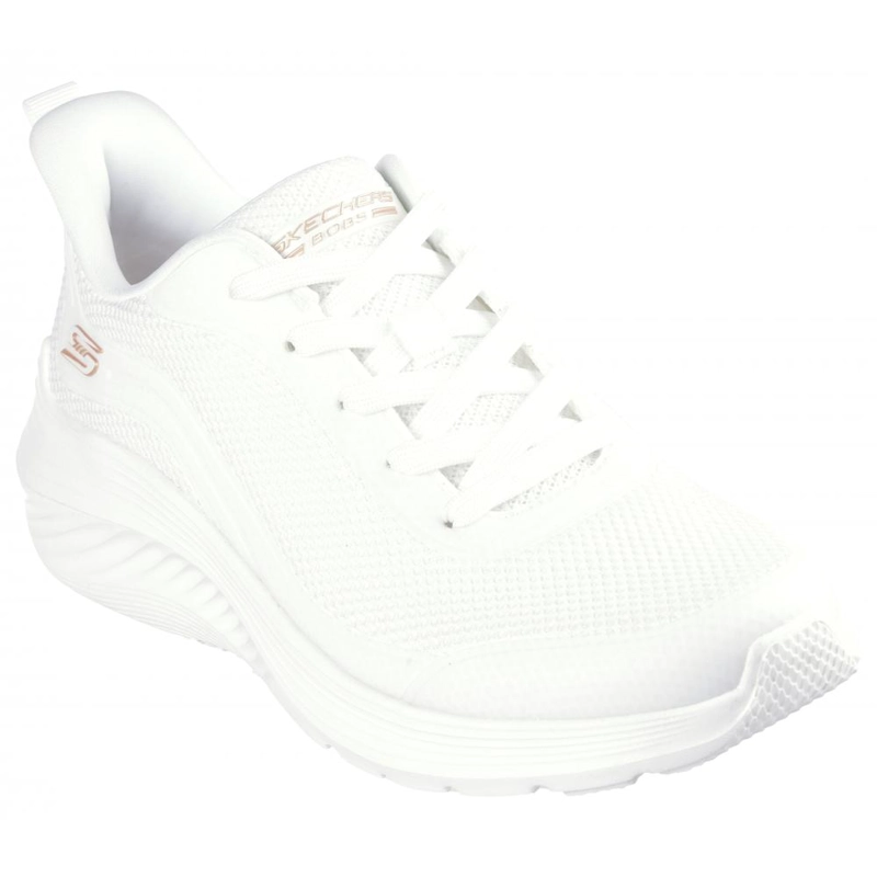 ZAPATILLA MUJER BOBS SQUAD WAVES STILL WADING BLANCO SKECHERS - 5