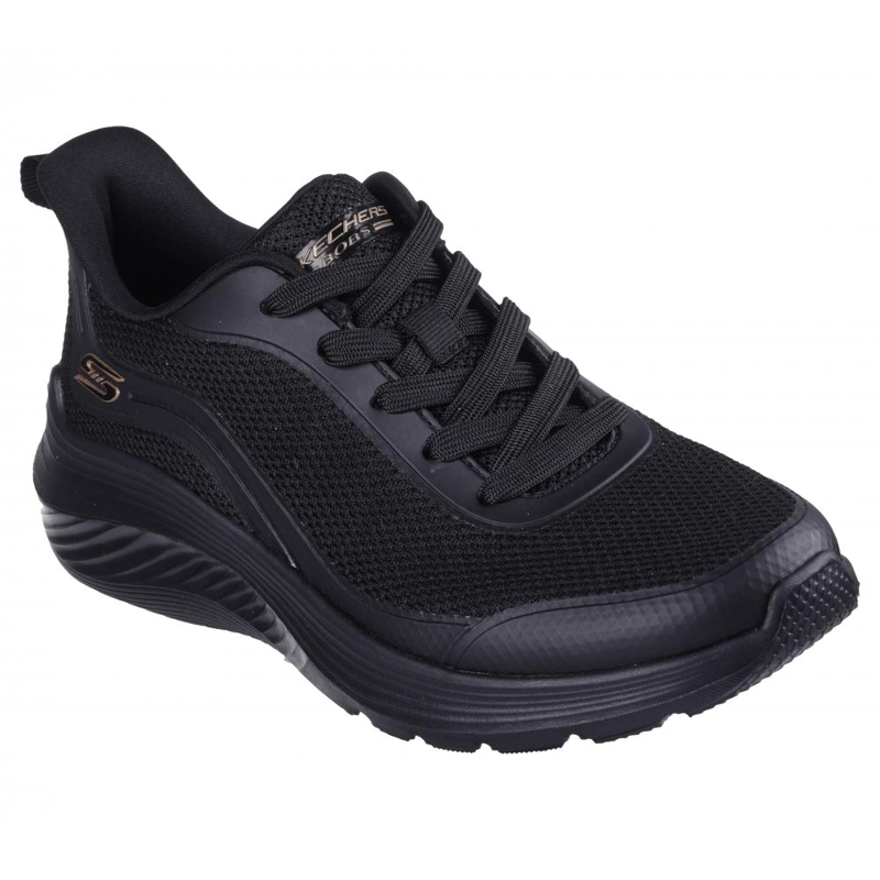 ZAPATILLA MUJER BOBS SQUAD WAVES STILL WADING NEGRO SKECHERS - 5