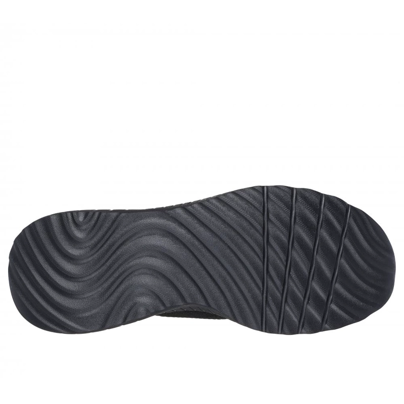ZAPATILLA MUJER SKECHERS SLIP-INS: BOBS SQUAD CHAOS NEGRA - 3