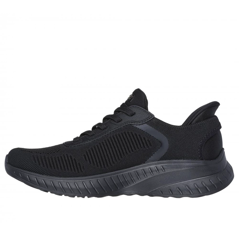 ZAPATILLA MUJER SKECHERS SLIP-INS: BOBS SQUAD CHAOS NEGRA - 4